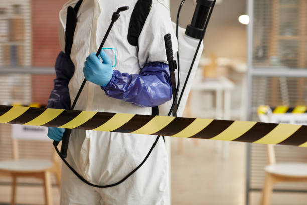 Professional Biohazard Cleanup technician working in Springfield, VA
